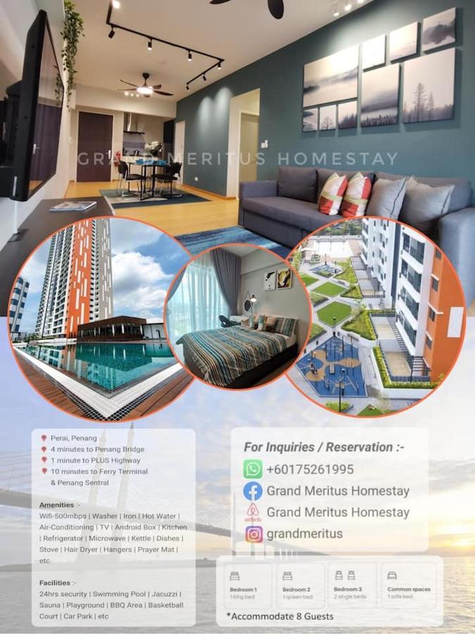 Grand Meritus Homestay @Penang Perai Bagian luar foto